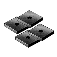 61-64 Chevrolet Car Radiator Core Support Mounting Pads, Set of 4 Replacements