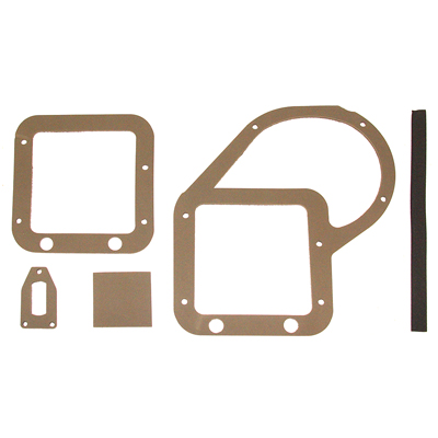 58 Chevrolet Full Size Car Heater Box Seals Kit, 5 pieces