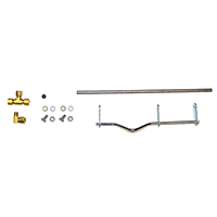 47-59 6 Cyl. 235, 261 Offenhauser Carburetor Linkage Kit, Dual Carb.