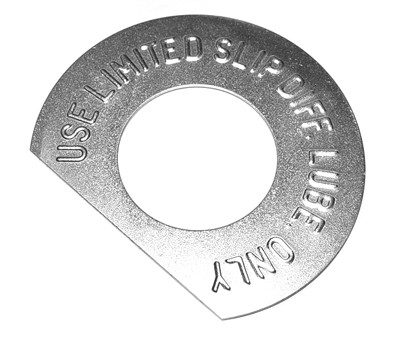 58-64 Chevrolet Car Rear Axle Differential Posi-Trac Lubricant Tag Replacement