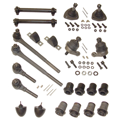 63-64 Chevrolet Car Front End Rebuild Kit w/ Original Style Rubber Bushings