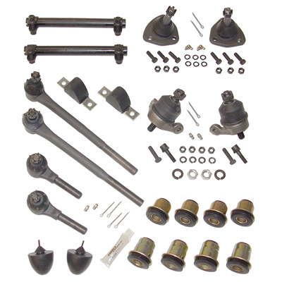 58-62 Chevrolet Car Front End Rebuild Kit w/Polyurethane Bushings