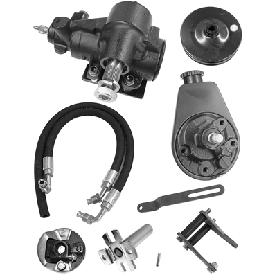 58-64 Chevrolet Passenger Car S/B V8 Power Steering Conversion Kit, w/ New Gear Box