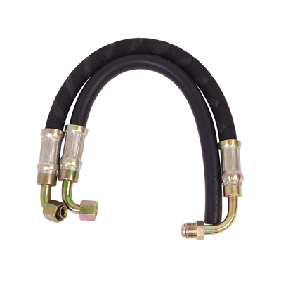 58-64 Chevrolet Passenger Car Steering Box Conversion Power Steering Hose Set, 2 Pieces 605 Style Box