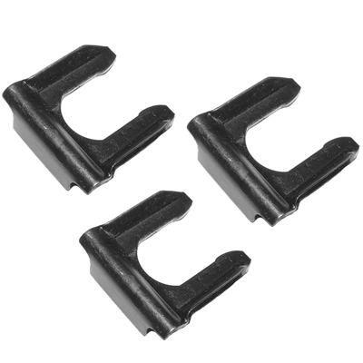 58-72 Chevrolet Car Brake Hose Retaining Clips Set, Flat Style, 3 pcs