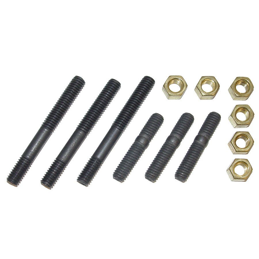 57-64 Chevrolet Car Small Block V8 Exhaust Manifold Studs & Nut Set