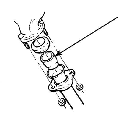 58-68 Chevrolet Car Exhaust Manifold Headpipe Extension, 2-1/2