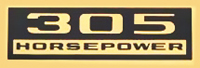 Valve Cover Decal, 305 Horsepower