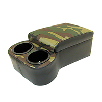 Bench Seat Center Console, Black/Camo