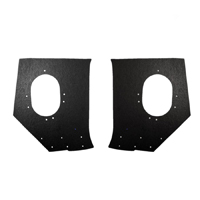 58 Chevrolet Fullsize Impala 2 Dr Hardtop Die Cut Kick Panels, Black