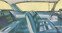 58 Chevrolet Fullsize Impala 2 Dr Hardtop Front & Rear Seat Upholstery