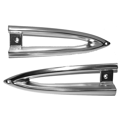 59 Chevrolet Full Size Passenger Car Parklight Bezels