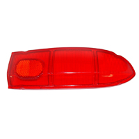 59 Chevrolet Full Size Wagon & El Camino or Sedan Delivery, RH Outer Tail Light Lens, Red