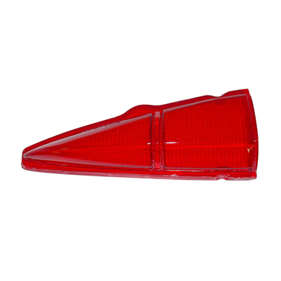 59 Chevrolet Full Size Wagon & El Camino or Sedan Delivery, RH Inner Tail Light Lens, Red