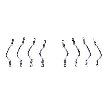 59 Chevrolet Impala Stainless Steel Tail Light Lens Trim Set