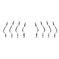 59 Chevrolet Impala Stainless Steel Tail Light Lens Trim Set