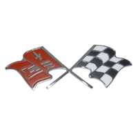 59 Chevrolet Fullsize Passenger Car Continental Kit Cross Flags