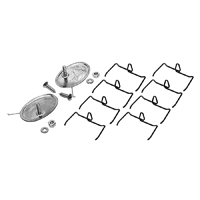 59-61 Chevrolet Fullsize Passenger Rocker Panel Molding Clip Set