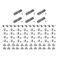 59 Chevrolet 2 DR Impala Complete Side Molding Clip Set