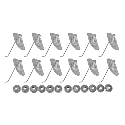 59 Chevrolet Fullsize Passenger Trunk Molding Clip Set