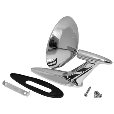 59-60 Chevrolet Fullsize Passenger Side View Mirror, LH or RH