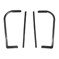 59-60 Chevrolet Fullsize 2 Door Hardtop/Convertible Vent Window Seals Set, 4 Pcs