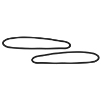 59 Chevrolet Fullsize Foam Tail Light Lens Gaskets, Foam