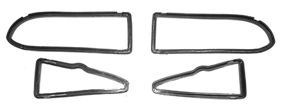 59 Chevrolet Fullsize El Camino Tail Light Lens Gasket Set, 4 Pcs.