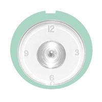 59-60 Chevrolet Full Size Car Clock Dash Lens
