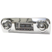 59-60 Chevrolet Retrosound Hermosa AM/FM Stereo w/Bluetooth, Amp, Chrome Face