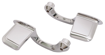 59-67 Chevrolet Impala & Caprice Interior Door Handles, Front or Rear, Pair, Note: Screws NOT Included