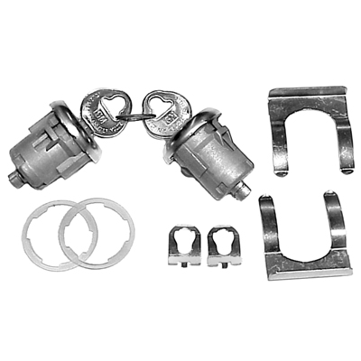 59-60 Chevrolet 2-Door Cars Door Lock Pair, w/ 2 Keys
