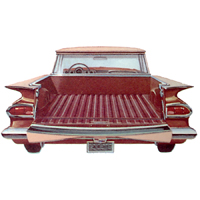 59-60 Chevrolet Fullsize El Camino Smoked Back Glass