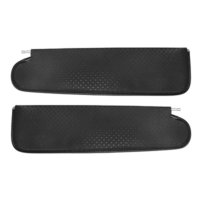 59-60 Chevrolet Fullsize Impala Hardtop/El Camino Aqua Recessed Star Vinyl Sun visors