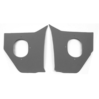 59-60 Chevrolet Fullsize Passenger Car Die Cut Kick Panels, Black