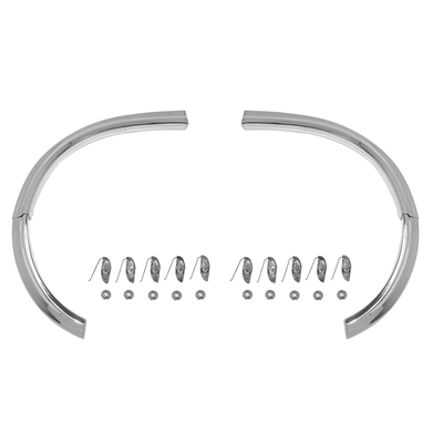 60 Chevrolet Full Size Passenger Car Belair/Biscayne Headlight Eyebrow Molding Set