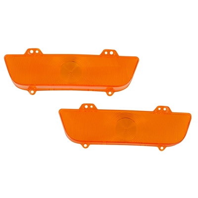 60 Chevrolet Full Size Passenger Car Amber Park Light Lenses