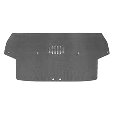 60 Chevrolet Fullsize 2 Dr Hardtop Back Of Rear Seat Trunk Panel, Gray Houndstooth