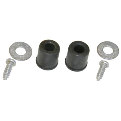 60 El Camino Fuel Door Bumpers