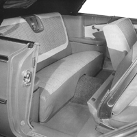 60 Chevrolet Fullsize Impala Convertible Front & Rear Seat Upholstery