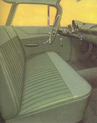 60 Chevrolet Fullsize El Camino Front Seat Upholstery