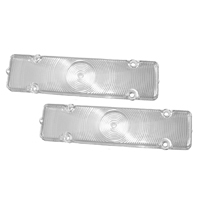 61 Chevrolet Full Size Passenger Car Clear Park Light Lenses, Pair