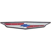 61 Chevrolet Full Size Passenger Car Grill Emblem-6 CYL