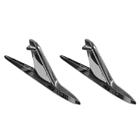 61 Chevrolet Fullsize Passenger Car Chrome Fender Top Ornaments