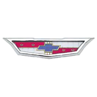 61 Chevrolet Fullsize Passenger Car 6 CYL. Trunk Emblem Complete