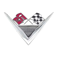 61 Chevrolet Fullsize Passenger Car 348 V8 Trunk Emblem, 