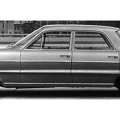 61-64 Chevrolet Fullsize Sedan/Wagon Thin Style Rocker Panel Moldings