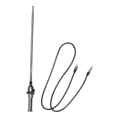 61-62 Chevrolet Fullsize Passenger Car Front Antenna Assembly, Telescopic