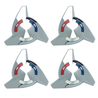 62 Chevrolet Fullsize Passenger Car Hub Cap Spinners-4 Pc Set