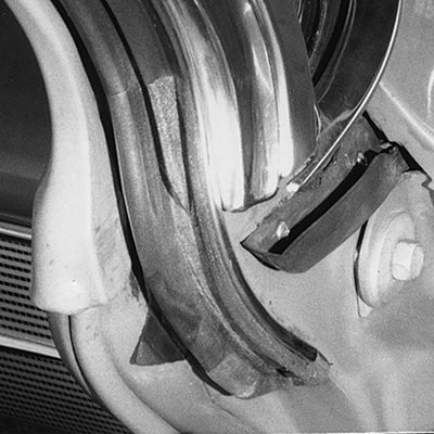 61-62 Chevrolet Fullsize Passenger Car Lower Windshield Corner Drain Gutters-Pair